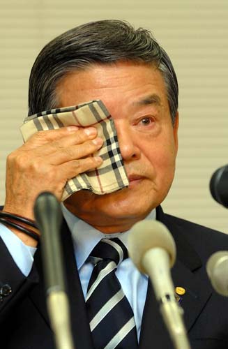 Saburo Kawabuchi, nouveau secrétaire  général de la JFA (JPG)
